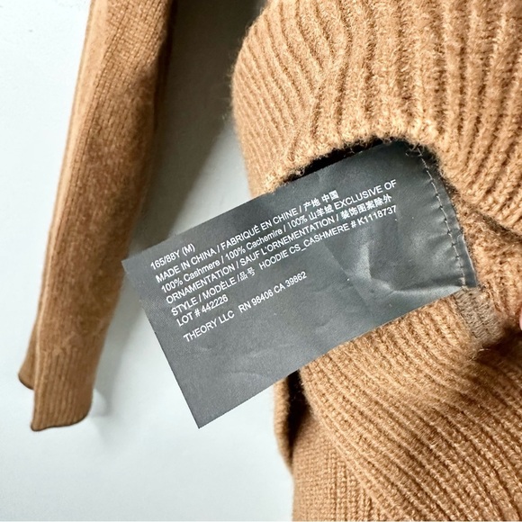 THEORY Cashmere Hoodie CS Sweater - Picture 6 of 6